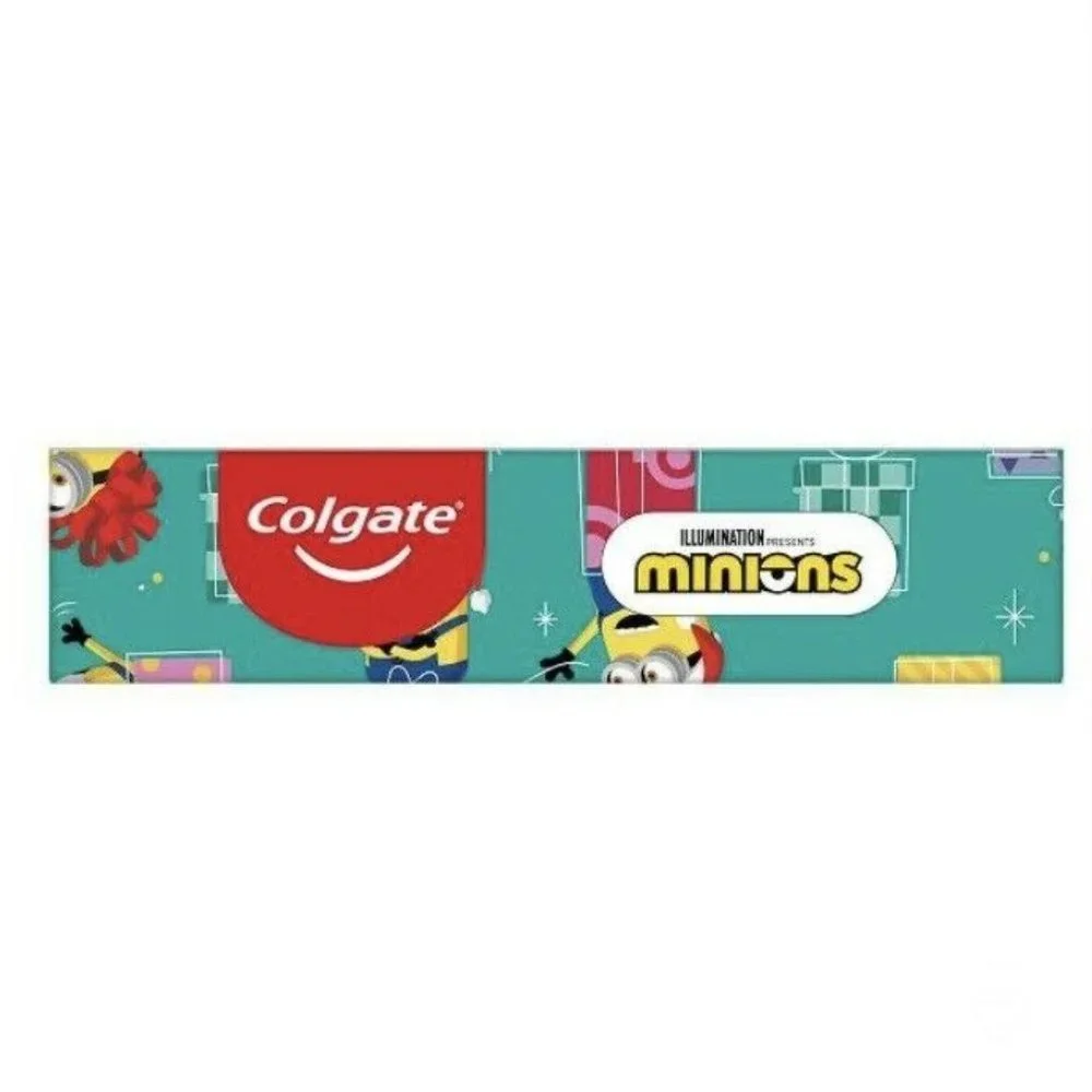 Colgate Kids Minions 2 Toothbrushes Toothpaste Gift Set Brushtastic Power Manual